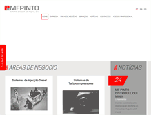 Tablet Screenshot of mfpinto.com